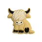 Silicone Focal Beads Highland Cow Colorful Cartoon Heads 20pcs 7