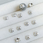 Alloy Flower Bead Caps 5.5 8mm Vintage Six Petal Tibetan 100pcs 2