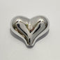 UV Plating Heart Acrylic Beads 22mm Metallic Colorful 20pcs 6