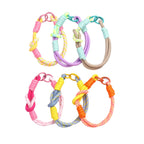 Patterned Macrame Dual Ring Phone Charm Polyester 33cm 2pcs 5
