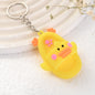 Cartoon Slipper Keychain PVC Soft Adhesive Colorful 5.9cm 7