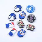 Silicone Focal Beads LA Baseball Cap Holding Ball 20pcs 3