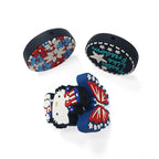 Silicone Focal Beads Independence Day Patriotic Icons 20pcs 4