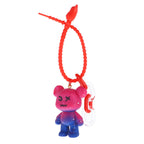 Creative Resin Cartoon Gradient Bear Keychain Metal Material 5