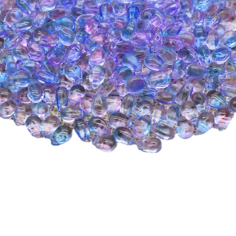 Czech Glass Beads Teardrop 9mm Assorted Translucent Colors 100pcs 5