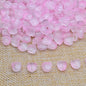 Gradient Tulip Petals Leaves Glass Beads Petal 9mm Leaf 14mm 100pcs 7