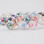 Shimmer Butterfly Inside Round Resin Beads 16mm Mixed Colors 20pcs