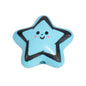 Colorful Smiley Star Acrylic Beads 22mm Glossy 10pcs 15