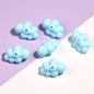 Pastel Cloud Acrylic Beads 22x32mm Smooth Rounded Shapes 5pcs 6