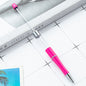 Beadable Ballpoint Pen Hollow Tube Transparent Colorful 18cm 21