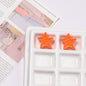 Colorful Recessed Star Acrylic Beads 17mm Mixed Colors 20pcs 17