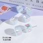 Jelly Color Sanrio Printed Acrylic Square Beads 14mm 10pcs 9