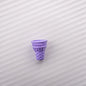Painted Cone Acrylic Beads 20mm Solid Creamy Colors 5pcs 16