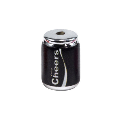 Plating Acrylic Beads 17-20mm Cola Can Design Colorful 10pcs 18