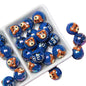 Hand Painted Bear Acrylic Beads 16mm Glossy Single Piece 5