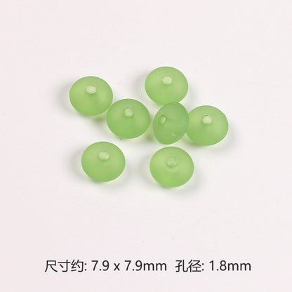 Acrylic Round Spacer Beads 8mm Matte Transparent Jelly Color 200pcs 6
