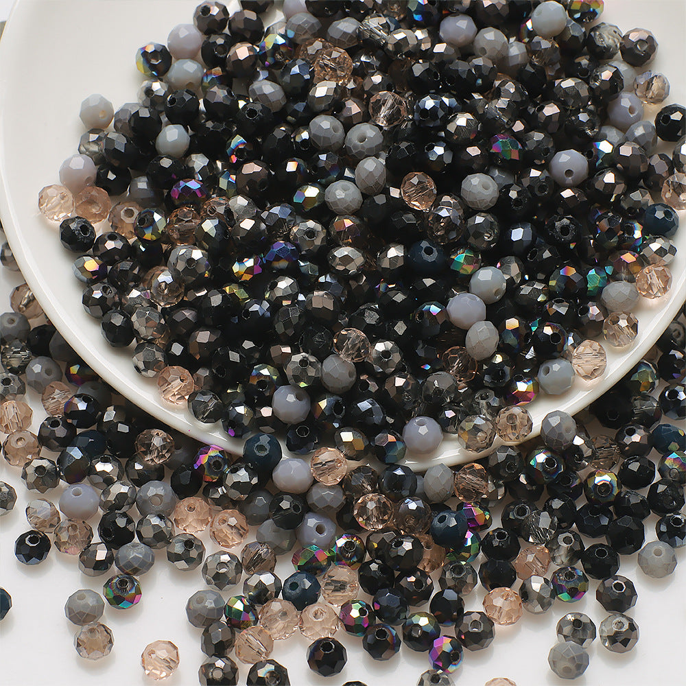 Czech Electroplated Faceted Glass Beads 8mm Soft Shimmer 100pcs 6