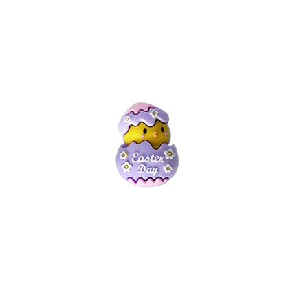 Silicone 3D Focal Beads Easter Chicken Hatching Egg Cracked Shell Top 20pcs 6