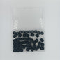 Silicone Hair Beads Pony Beads Dreadlock Colorful Mixed 50pcs 11