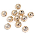 Plated Bubblegum Beads 20mm Wrinkled Foil Finish Mixed Colors 50pcs 6