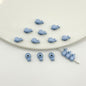 Whale Metal Beads 8mm Baking Painted Colorful 50pcs 15