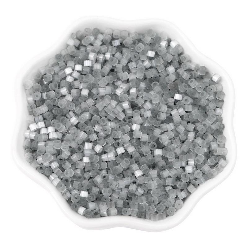 Antique Cat Eye Rice Seed Glass Beads 2.5mm Translucent Glow 740pcs 28