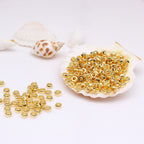 Brass Gear Pattern Spacer Beads 3-8mm 100pcs 4