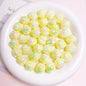 Glow Twisted Acrylic Beads 16mm Pastel Plating 20pcs 10