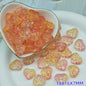 Transparent Bow Pattern Heart Glass Beads 14x16x7mm 25pcs 6