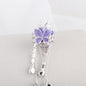 Tassel Crown Butterfly Metal Beads 24mm Silver Tone Alloy 6pcs 10