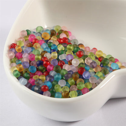 Frosted Seed Glass Beads 2mm Muted Rainbow Colors 800pcs