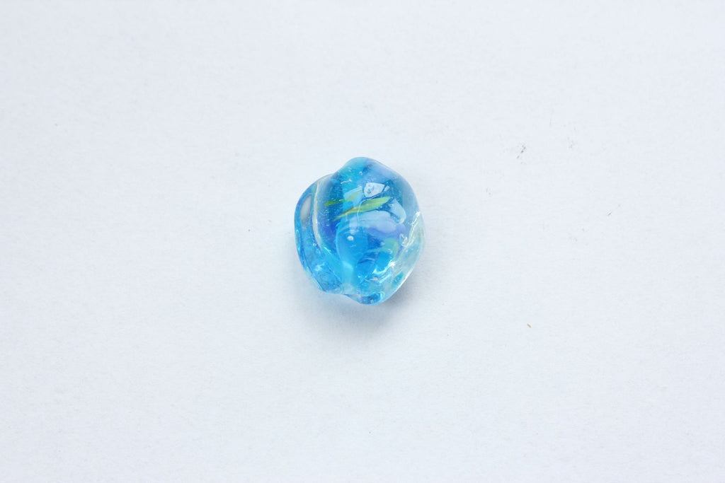 Lampwork Irregular Shaped Glass Beads 22mm Colorful Glossy 50pcs 4