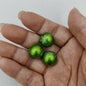 Metallic Snowflake Acrylic Beads 16mm Christmas Colors 100pcs 10