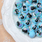 Hand Painted Daisy Bee Series Acrylic Beads 16mm Colorful Glossy 10pcs 16