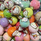 Printed Round Acrylic Beads 16mm Adorable HK Design 50pcs 6