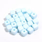 Colored Checkerboard Rounded Acrylic Square Beads 13mm 10pcs 13