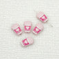 Baking Painted Metal Beads 14mm Milk Tea Mini Cup Design 10pcs 11