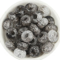 Acrylic Dual Color Crackle Spacer Beads 14mm 50pcs 3