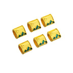 Mountain Map Enamel Alloy Tube Metal Beads 6x8mm Large Hole 20pcs 5