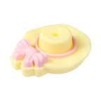 Silicone 3D Focal Beads Bow Hat With Bow Detail 20pcs 4