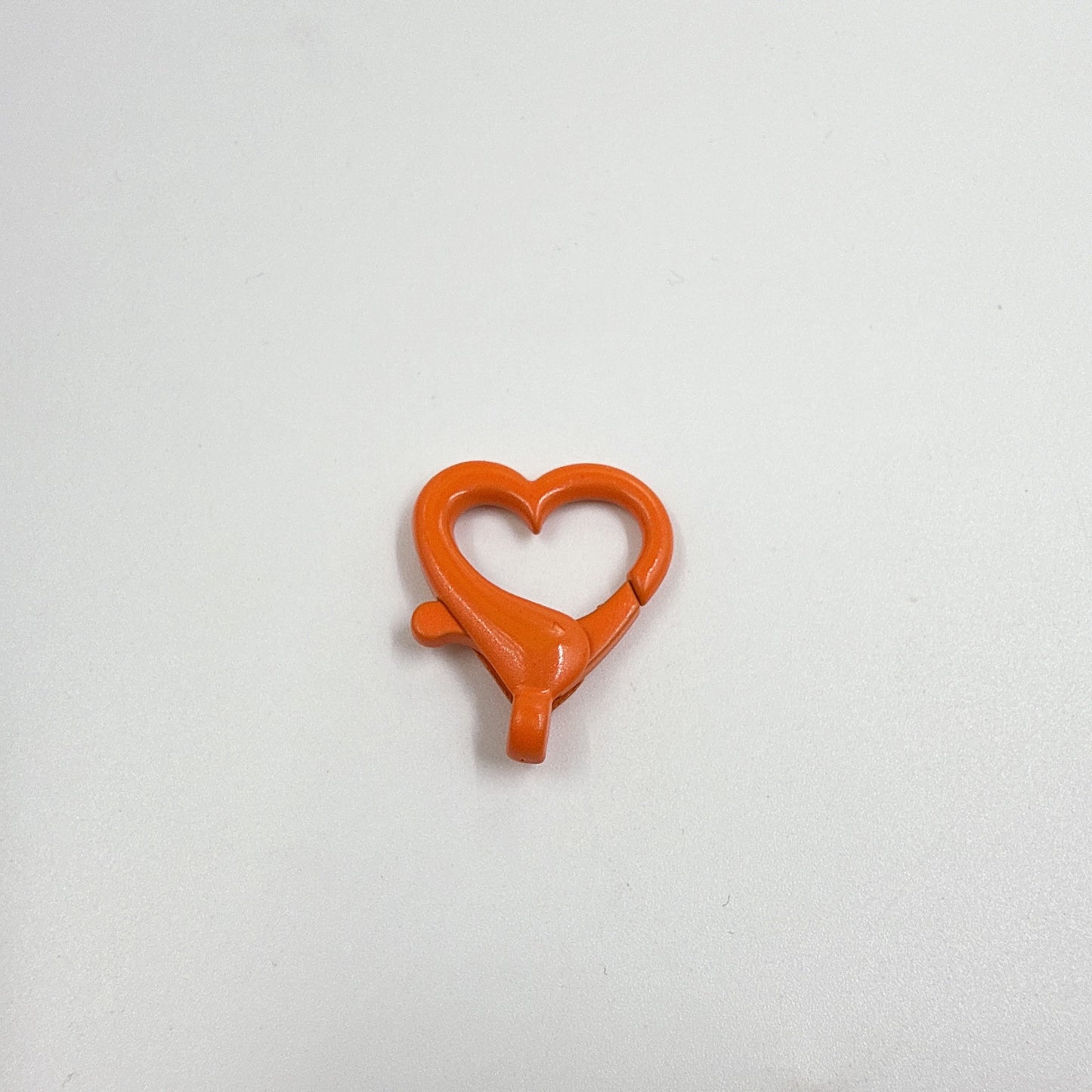 Spray Painted Alloy Heart Connector Clasps Metal Hardware 10pcs 10