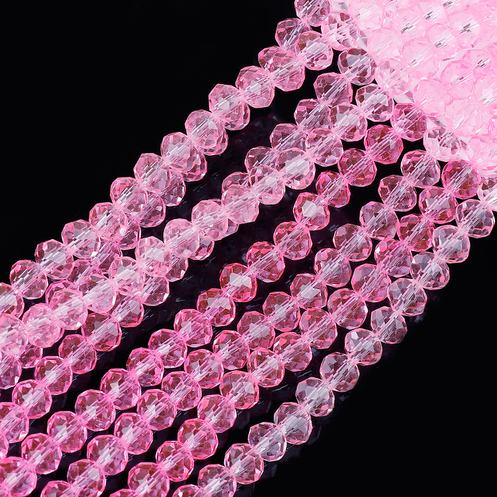 Transparent Faceted Glass Beads 10mm Colorful Mixed 136pcs 22
