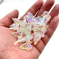 Glow Butterfly Acrylic Beads 21mm Stereo Glow in the Dark 10pcs 11