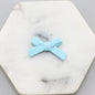 Rubberized Spray Painted Cross Acrylic Beads 34x21mm Matte Mixed Colors 20pcs 10