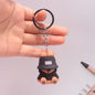 Silicone Dog Keychain with Colorful Fisherman Hat Charm 3
