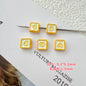 Star and Strawberry Heart Metal Beads Glossy Painted Colorful 10pcs 28
