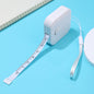 Retractable Square Plastic Measuring Tape 4cm Dual Scale 1pc 8