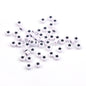 Colored Five-Pointed Flat Acrylic Beads 7mm Glossy Mixed 100pcs 7