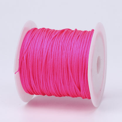 Nylon Thread 0.8mm Diameter 40m Colorful Jewelry Stringing Cord 40