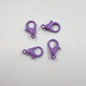Zinc Alloy Lobster Clasp Keychain Findings 12mm Baking Painted 100pcs 18
